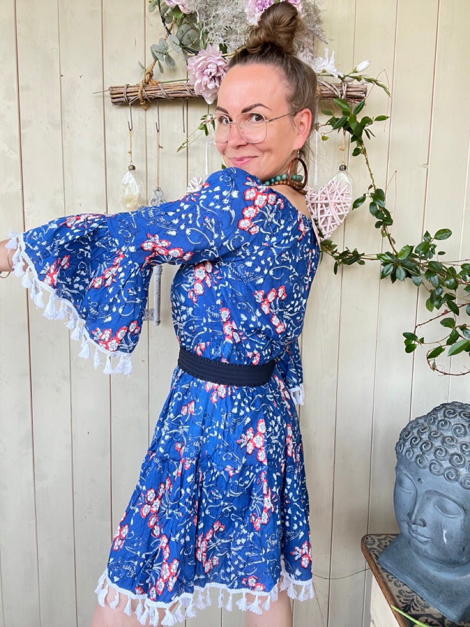 Kleid Tunika Ciao Merida Blau - FROLLEIN KÄTHE Shop