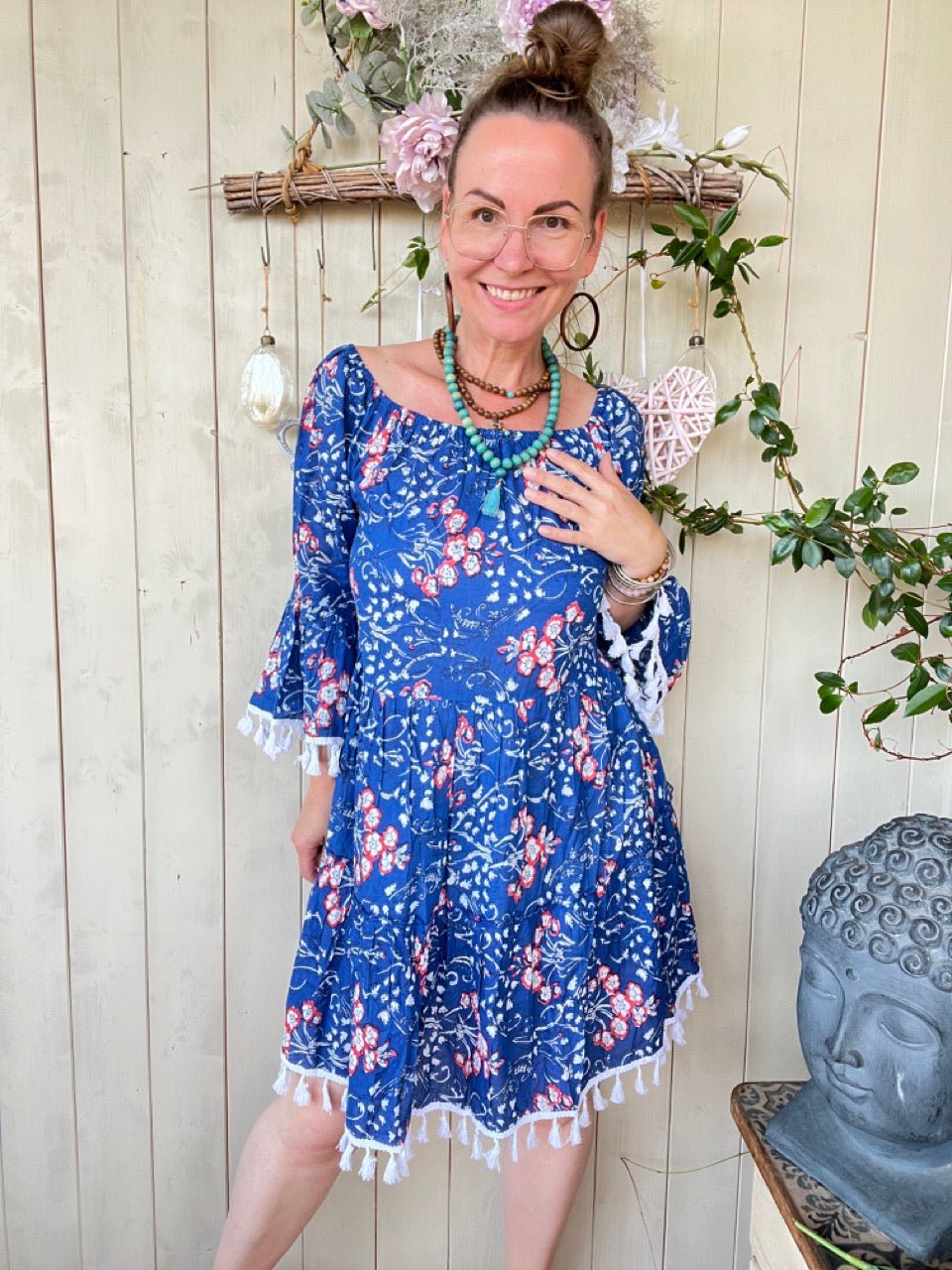 Kleid Tunika Ciao Merida Blau - FROLLEIN KÄTHE Shop