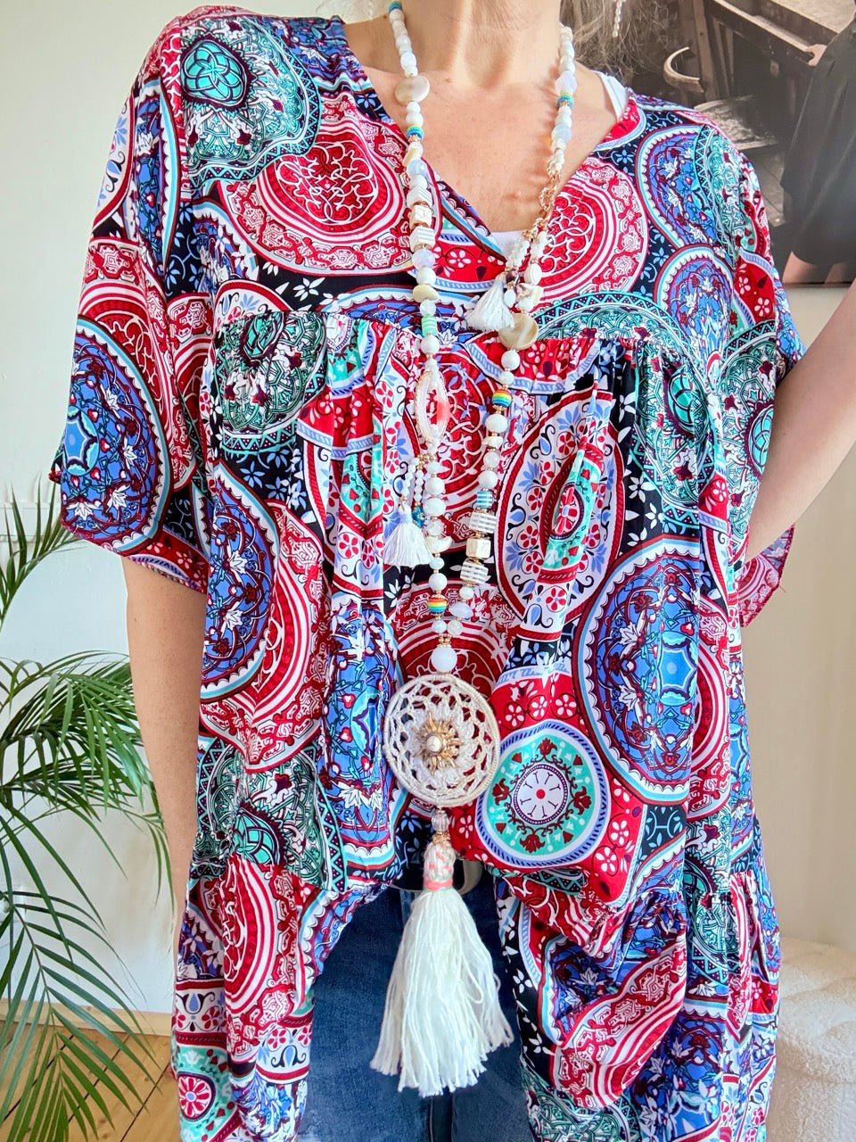 Kleid Tunika Mandala Bunt - FROLLEIN KÄTHE Shop