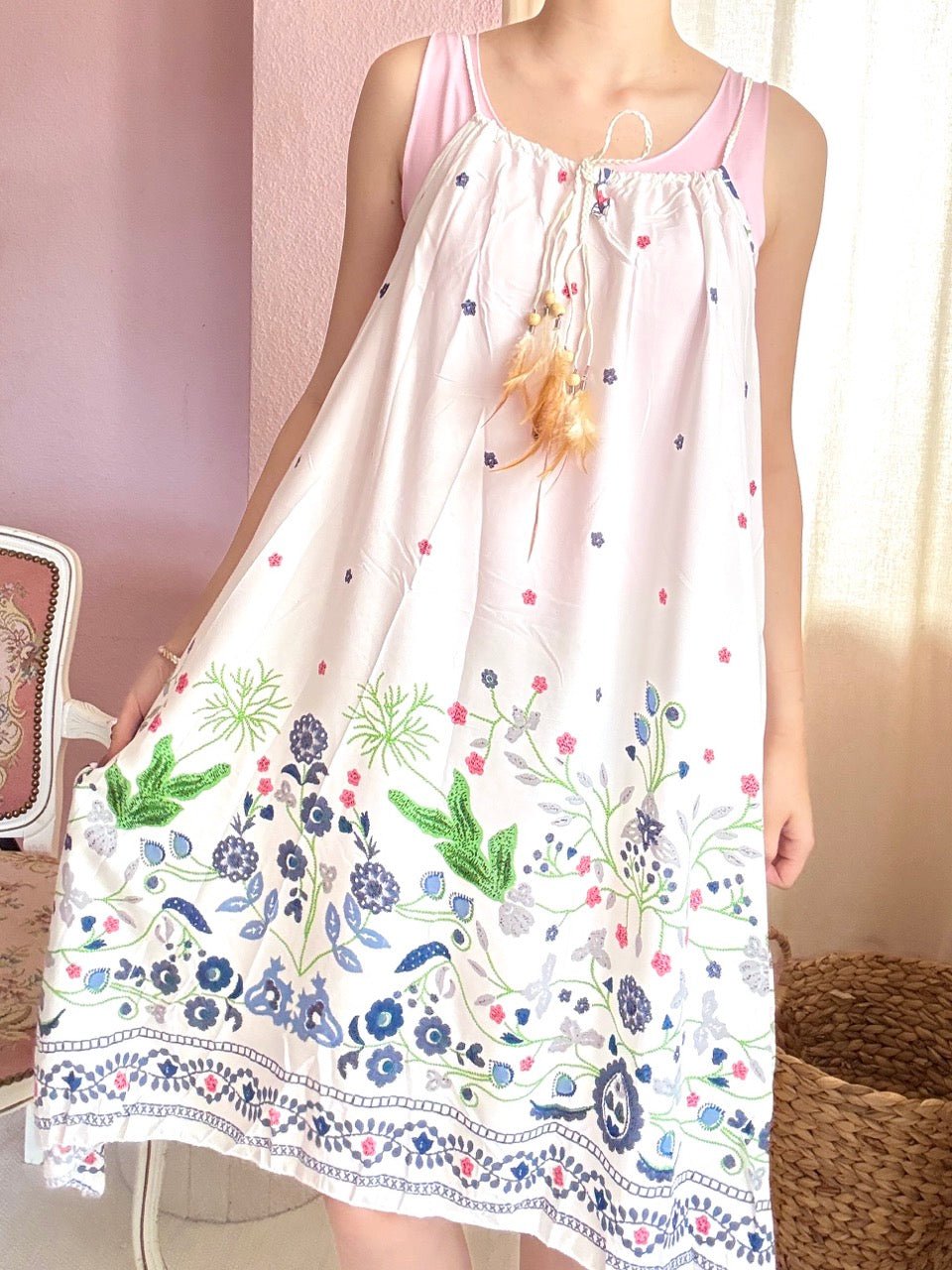 Kleid Tunika Naomi Weiß - FROLLEIN KÄTHE Shop