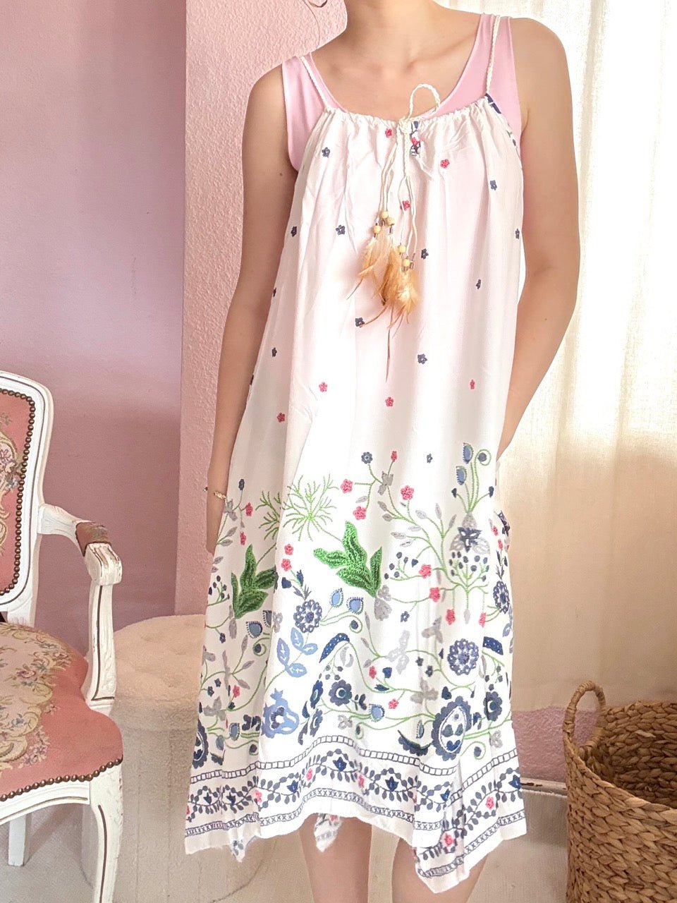 Kleid Tunika Naomi Weiß - FROLLEIN KÄTHE Shop