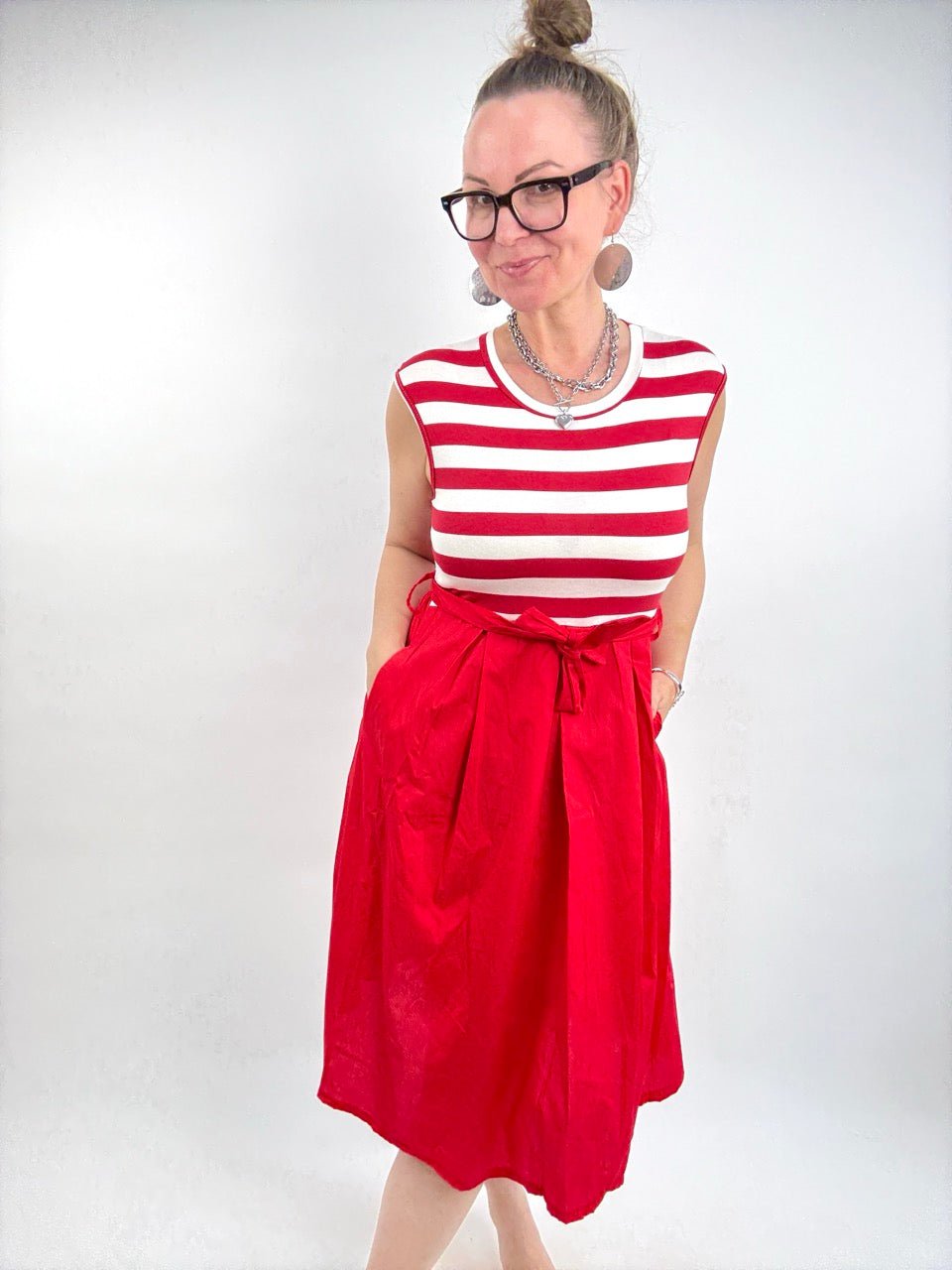 Kleid Victoria Rot BESTSELLER! WIEDER DA! - FROLLEIN KÄTHE Shop
