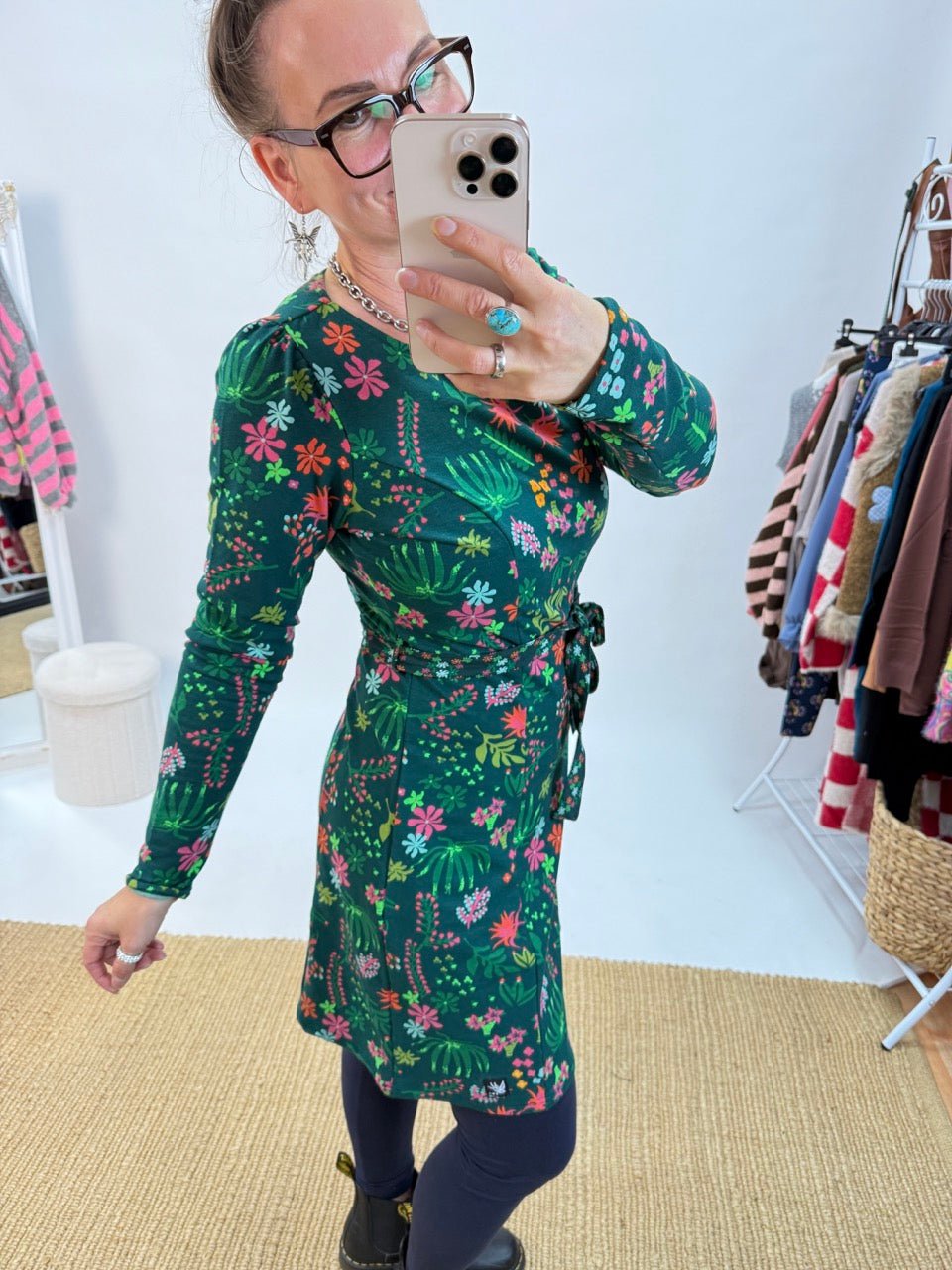 Kleid Wiesentraum Grün - FROLLEIN KÄTHE Shop