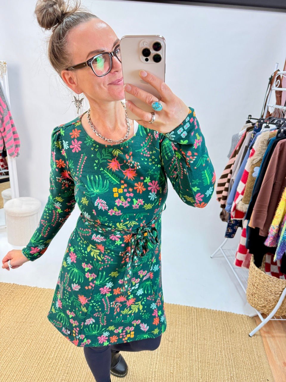 Kleid Wiesentraum Grün - FROLLEIN KÄTHE Shop