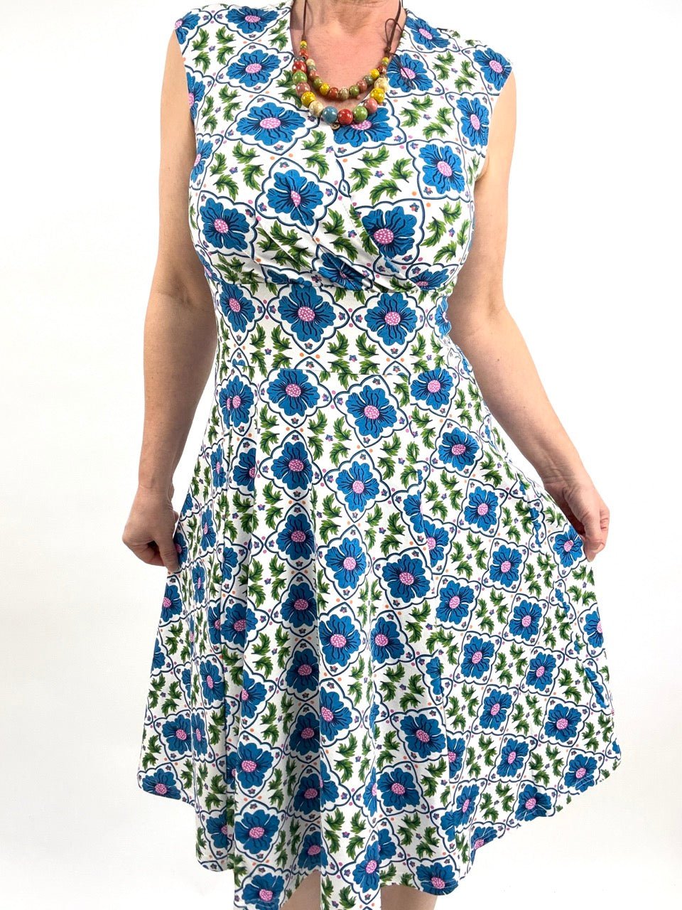 Kleid Wildblüte Weiß - FROLLEIN KÄTHE Shop