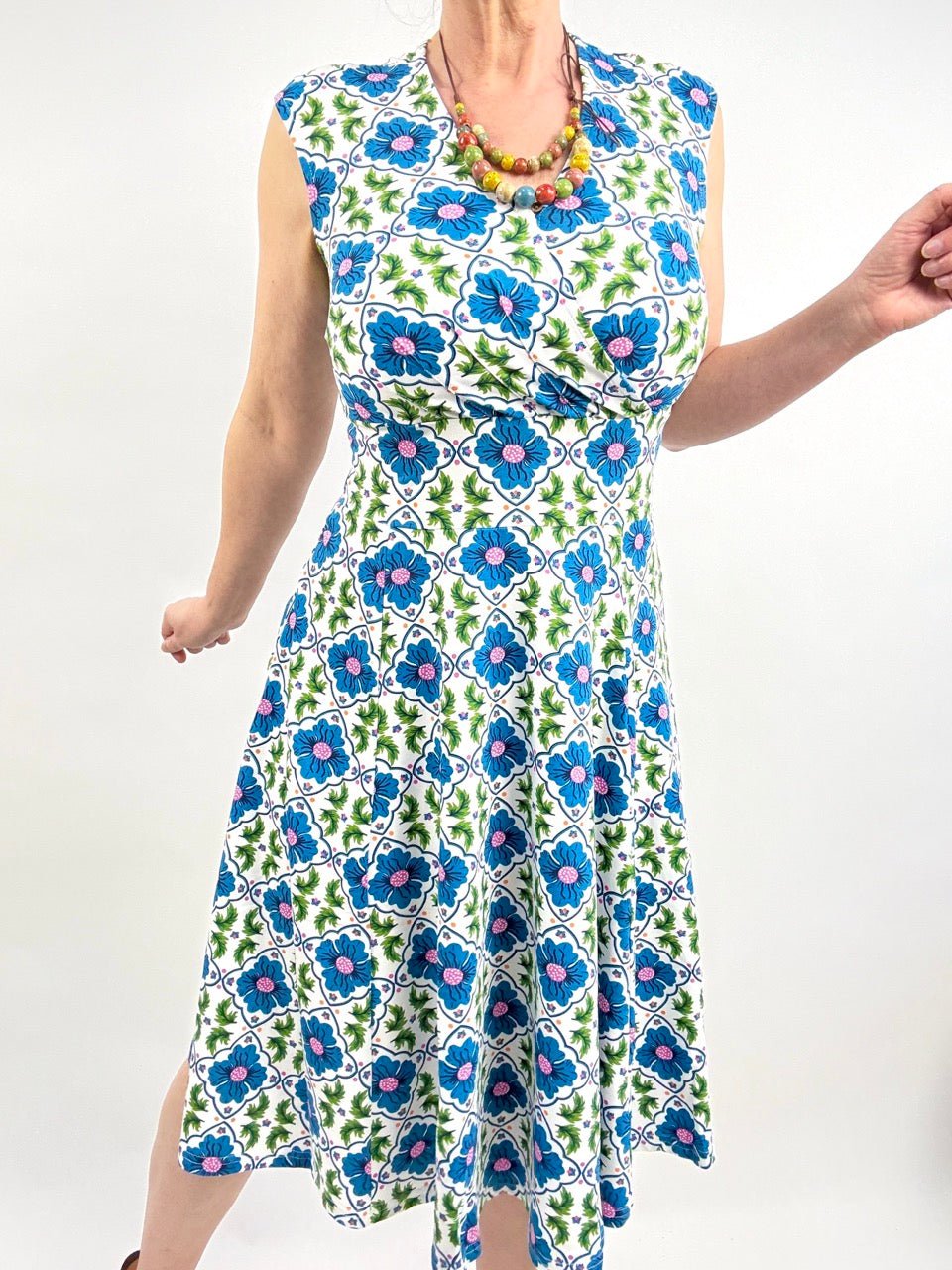 Kleid Wildblüte Weiß - FROLLEIN KÄTHE Shop