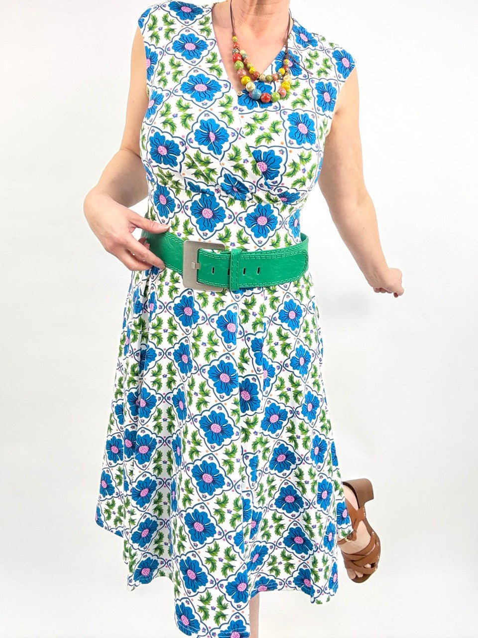 Kleid Wildblüte Weiß - FROLLEIN KÄTHE Shop