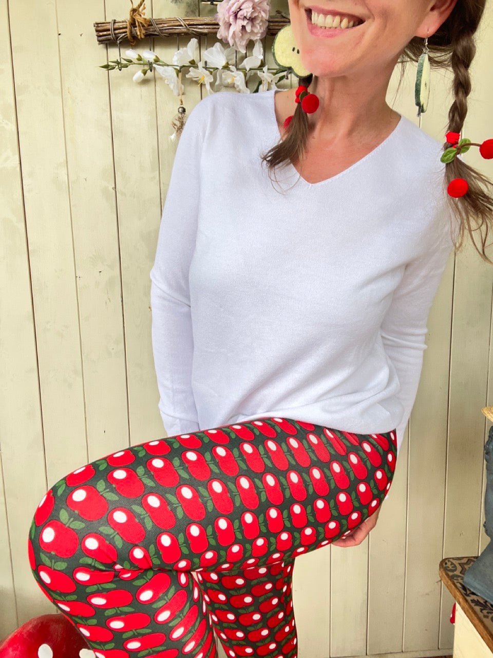 Leggings Apfelernte Bunt - FROLLEIN KÄTHE Shop