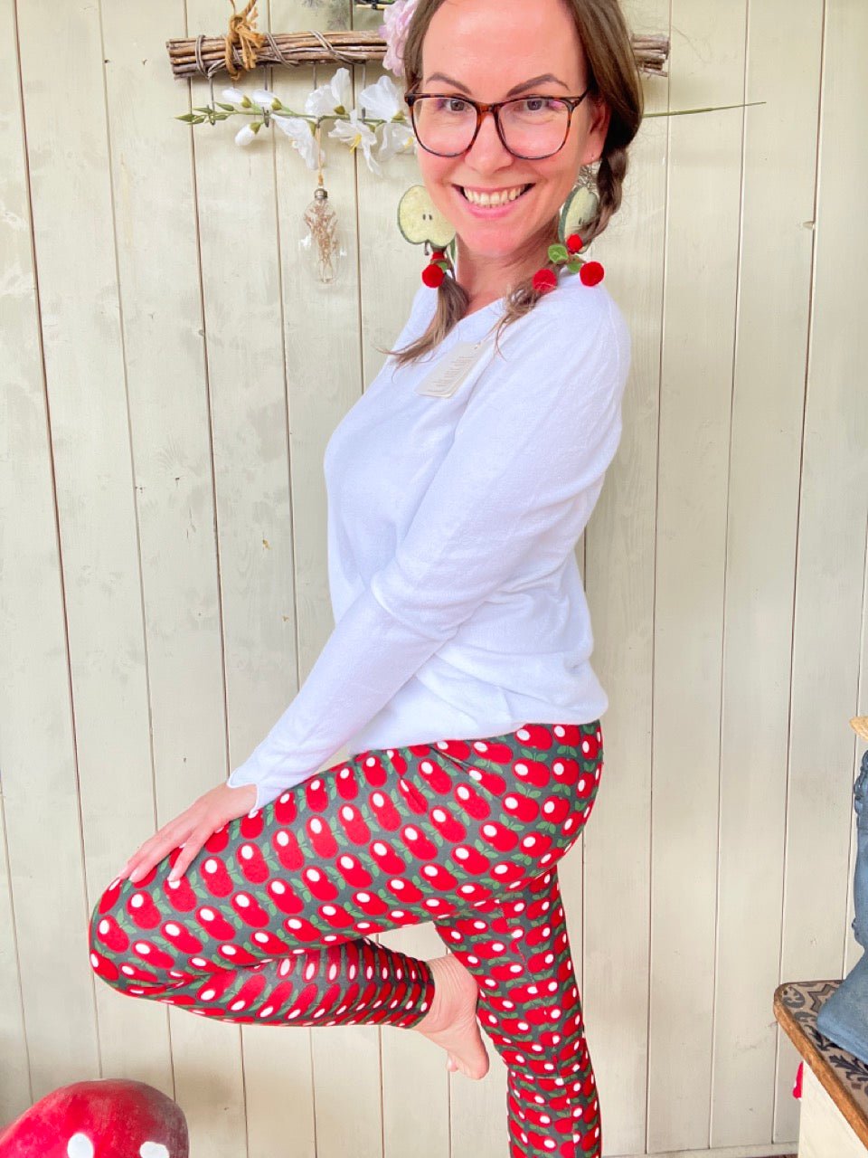 Leggings Apfelernte Bunt - FROLLEIN KÄTHE Shop