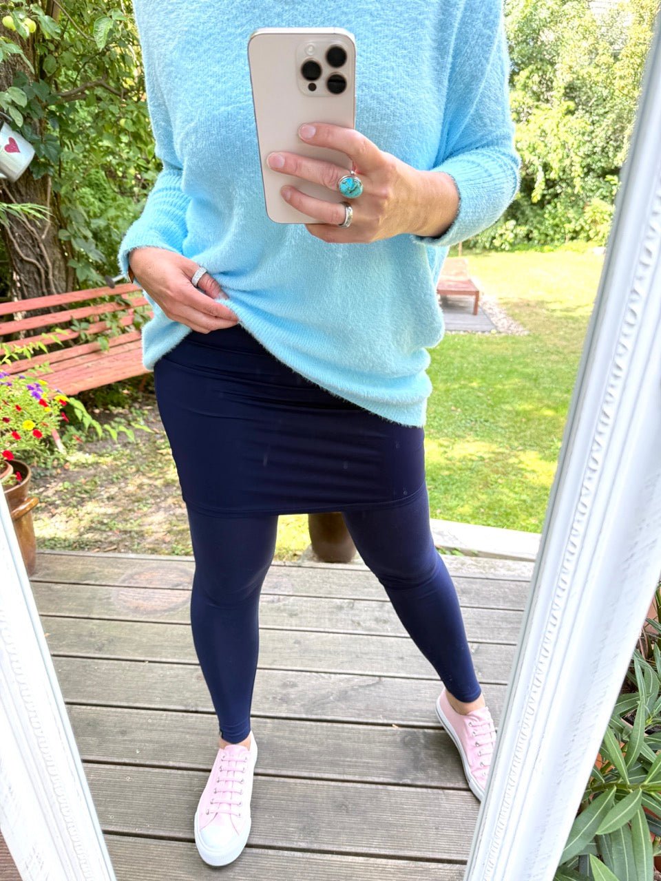 Leggings Basic Star Dunkelblau - FROLLEIN KÄTHE Shop