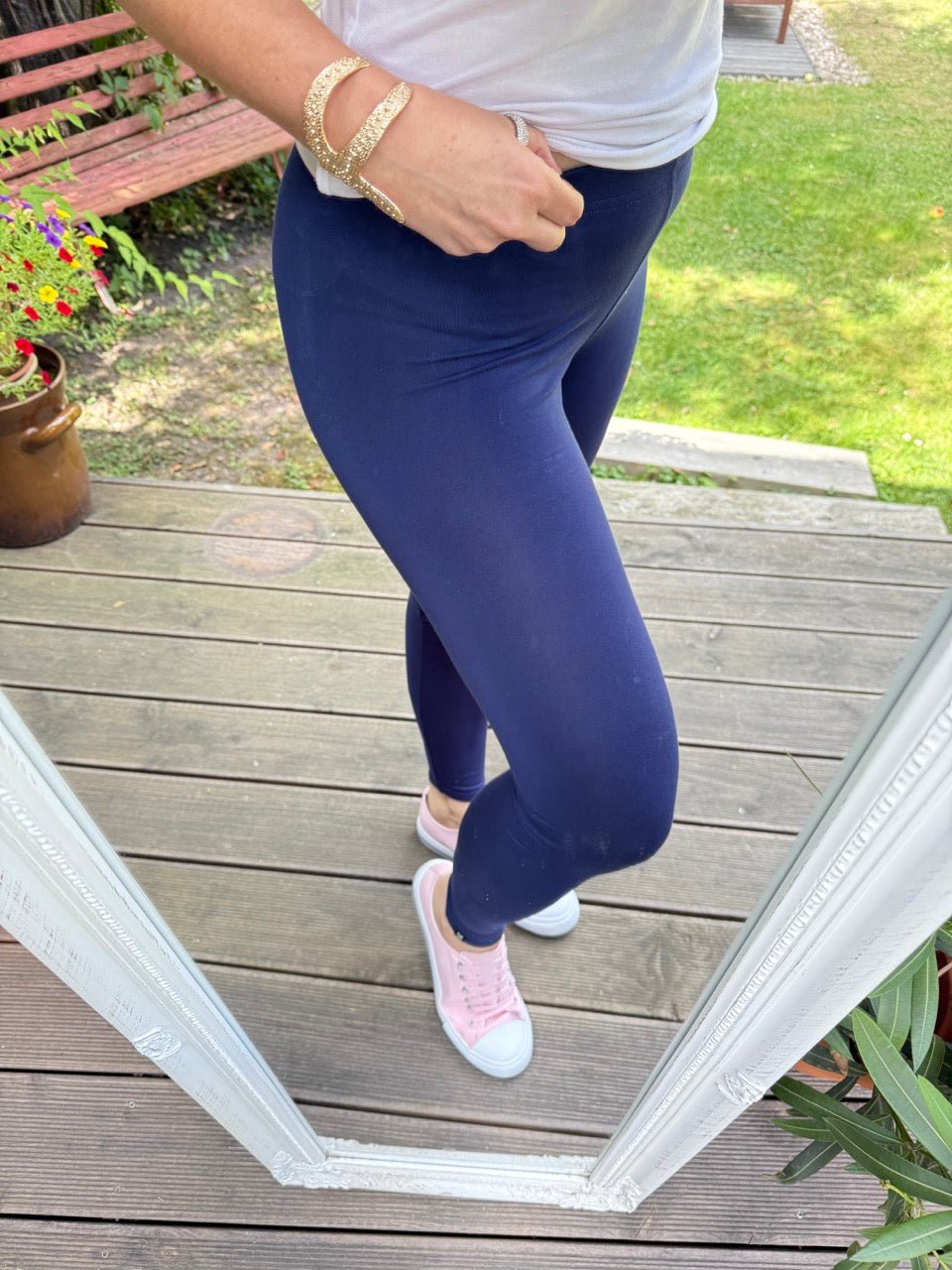 Leggings Basic Star Dunkelblau - FROLLEIN KÄTHE Shop