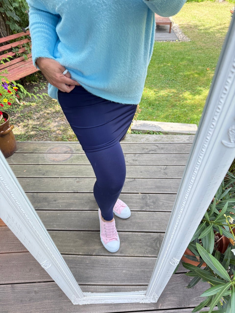 Leggings Basic Star Dunkelblau - FROLLEIN KÄTHE Shop