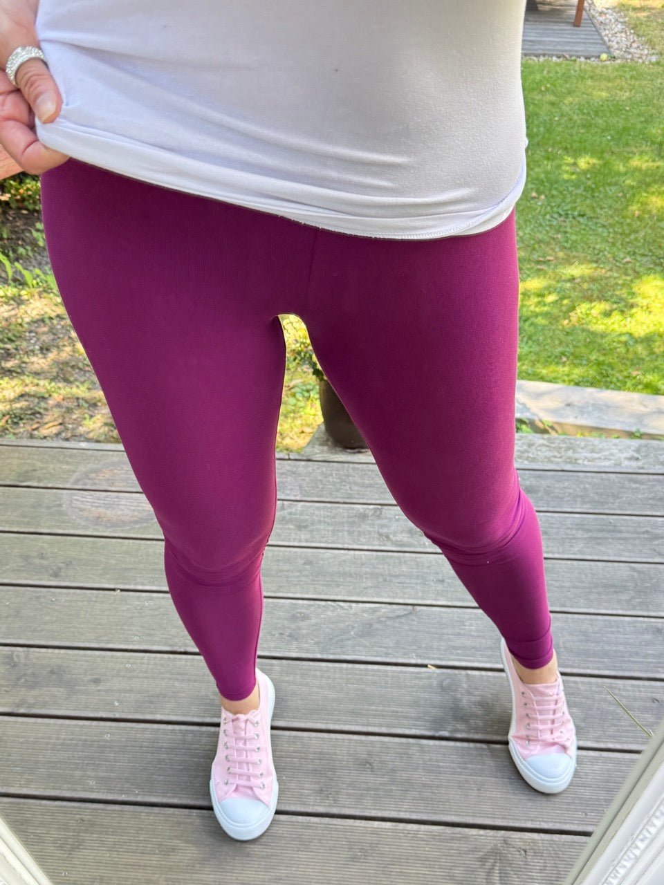 Leggings Basic Star Magenta - FROLLEIN KÄTHE Shop