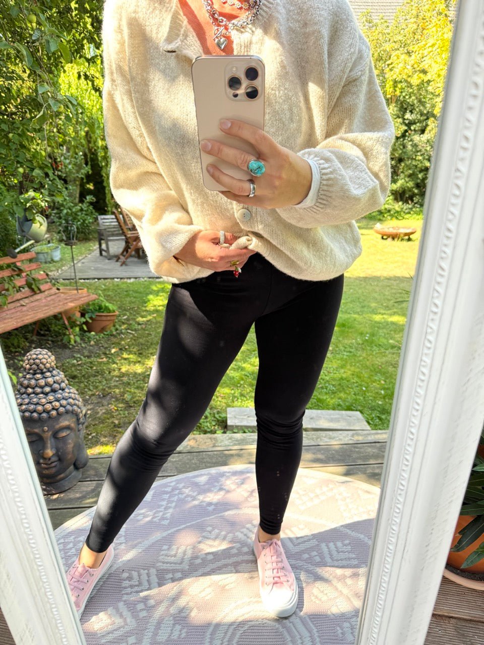 Leggings Thermo Schwarz - FROLLEIN KÄTHE Shop