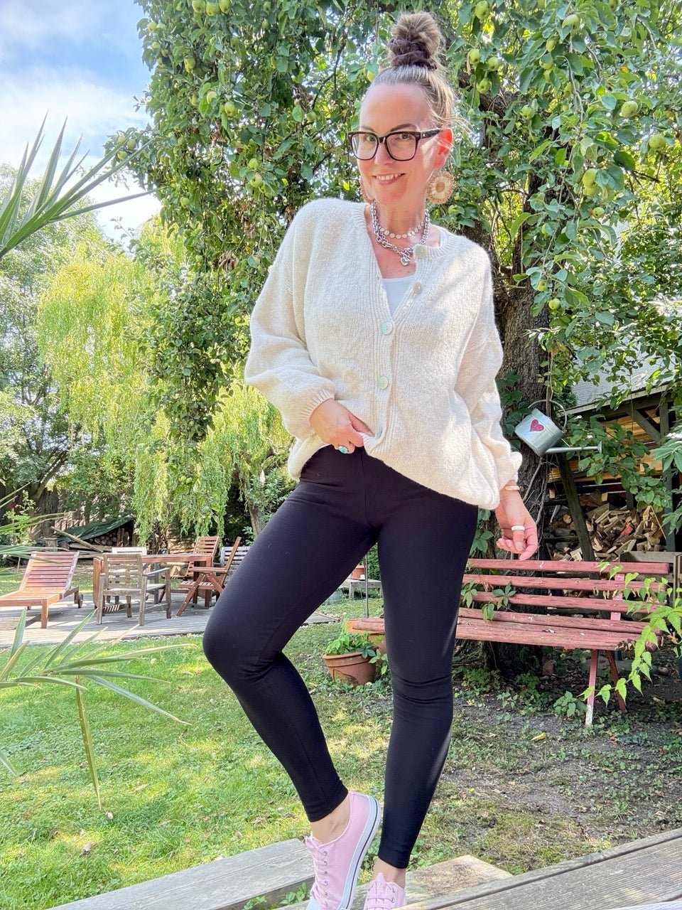 Leggings Thermo Schwarz - FROLLEIN KÄTHE Shop