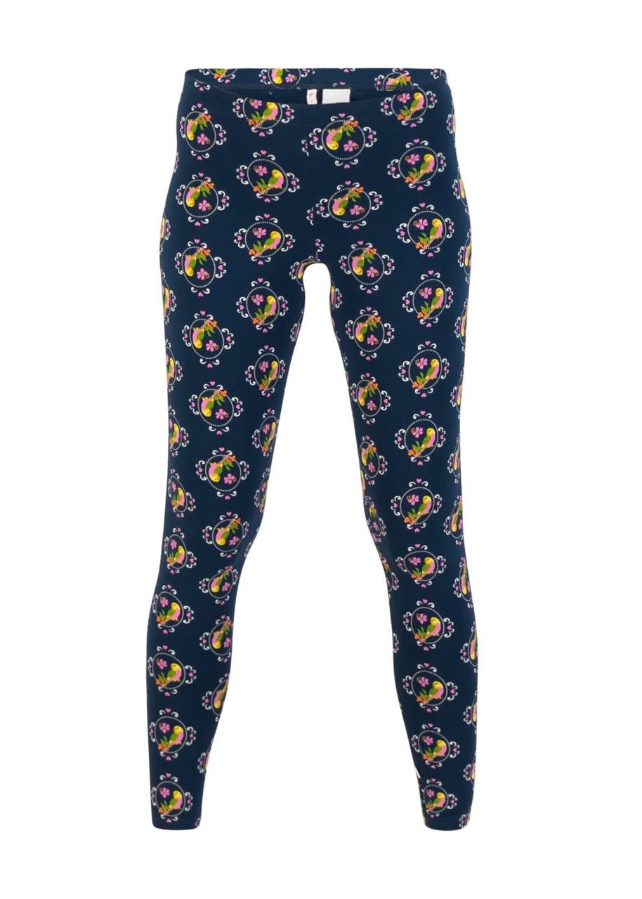 Leggings Vogelsang Blau - FROLLEIN KÄTHE Shop