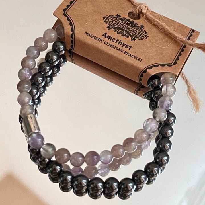 Magnetarmband Amethyst 2 - teilig - FROLLEIN KÄTHE Shop