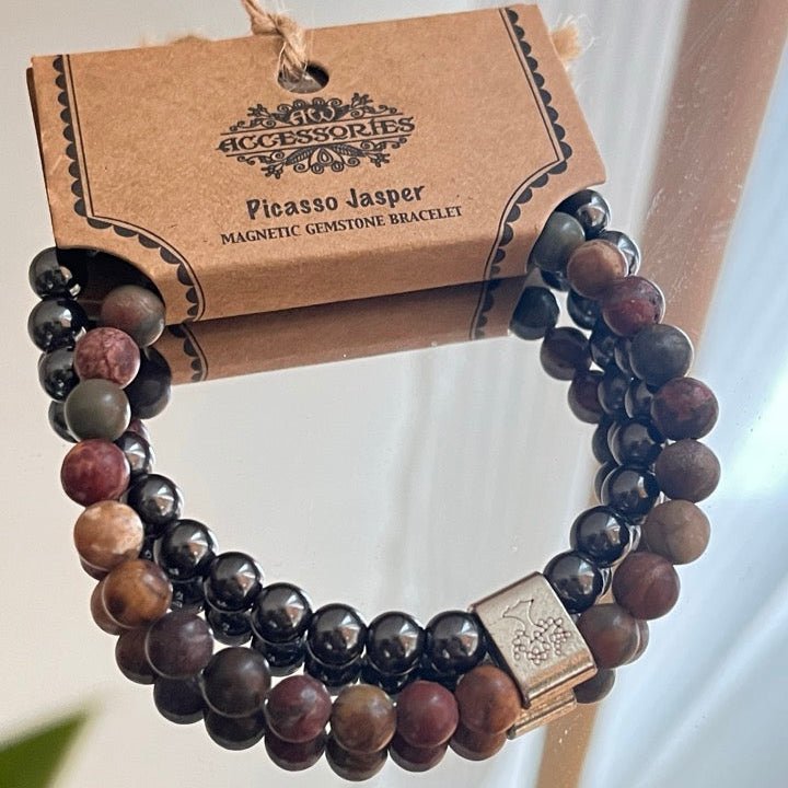 Magnetarmband Picasso Jasper 2 - teilig - FROLLEIN KÄTHE Shop