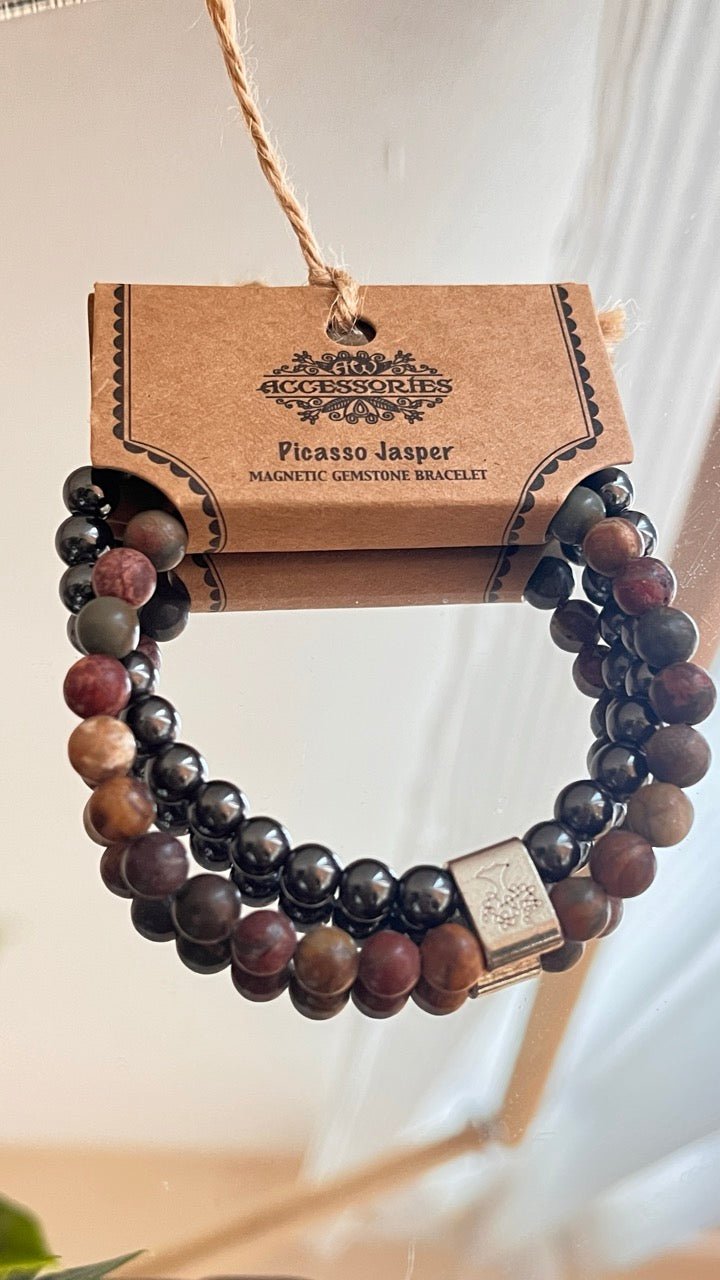 Magnetarmband Picasso Jasper 2 - teilig - FROLLEIN KÄTHE Shop