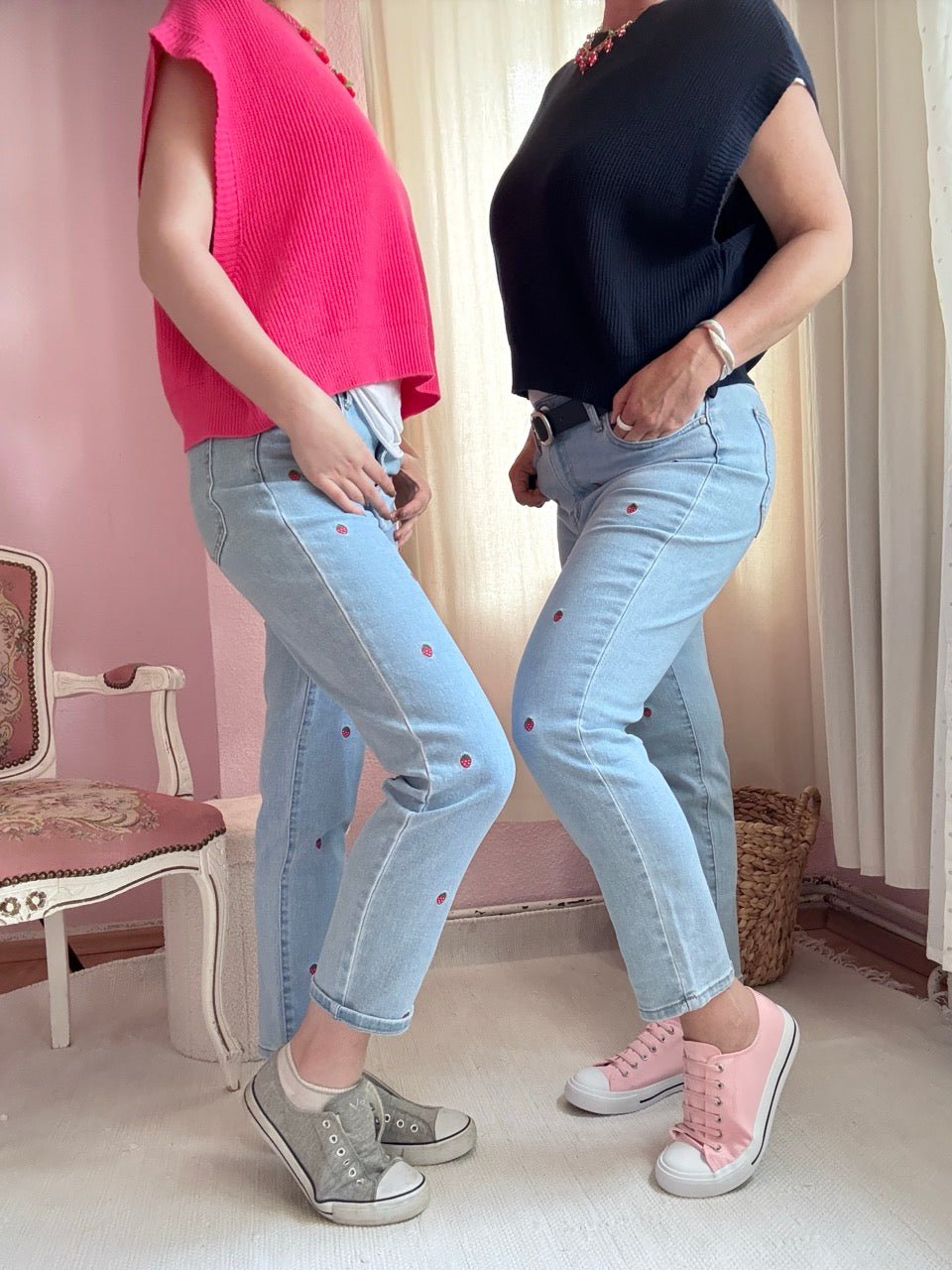 Mom Jeans Strawberry - FROLLEIN KÄTHE Shop