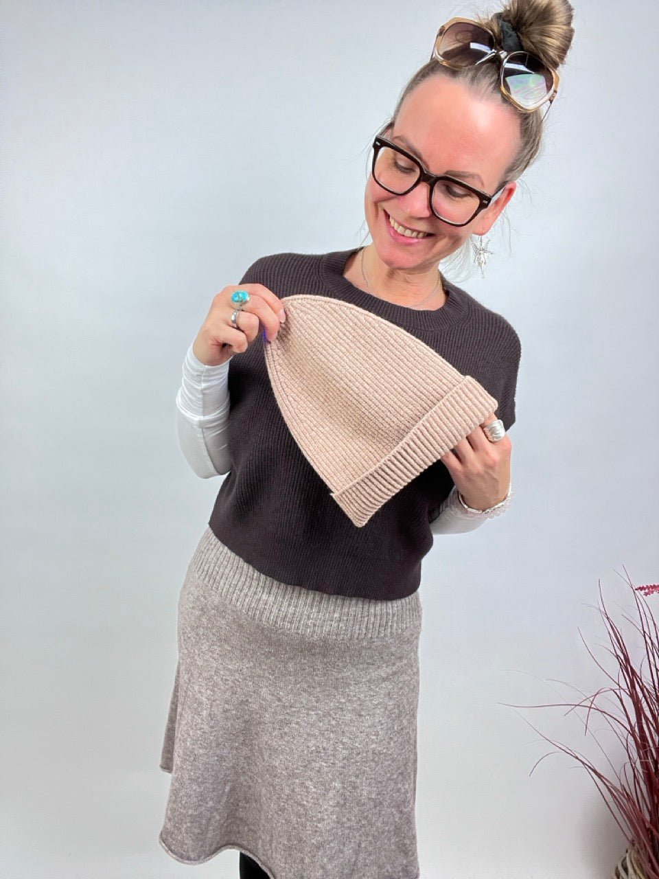 Mütze Beanie Lotte Cream - FROLLEIN KÄTHE Shop
