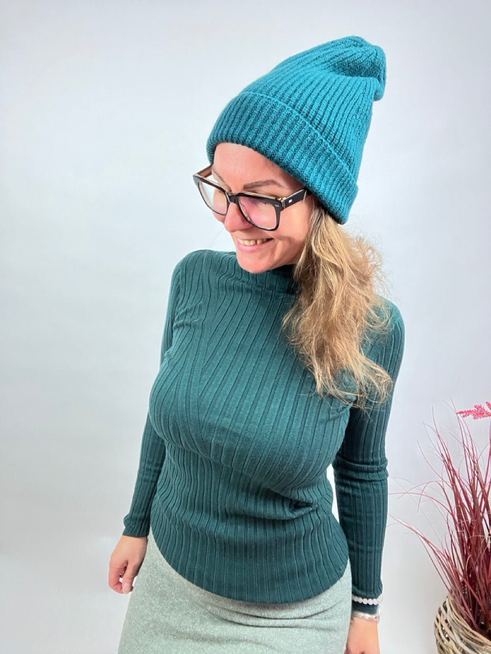 Mütze Beanie Lotte Grün - FROLLEIN KÄTHE Shop