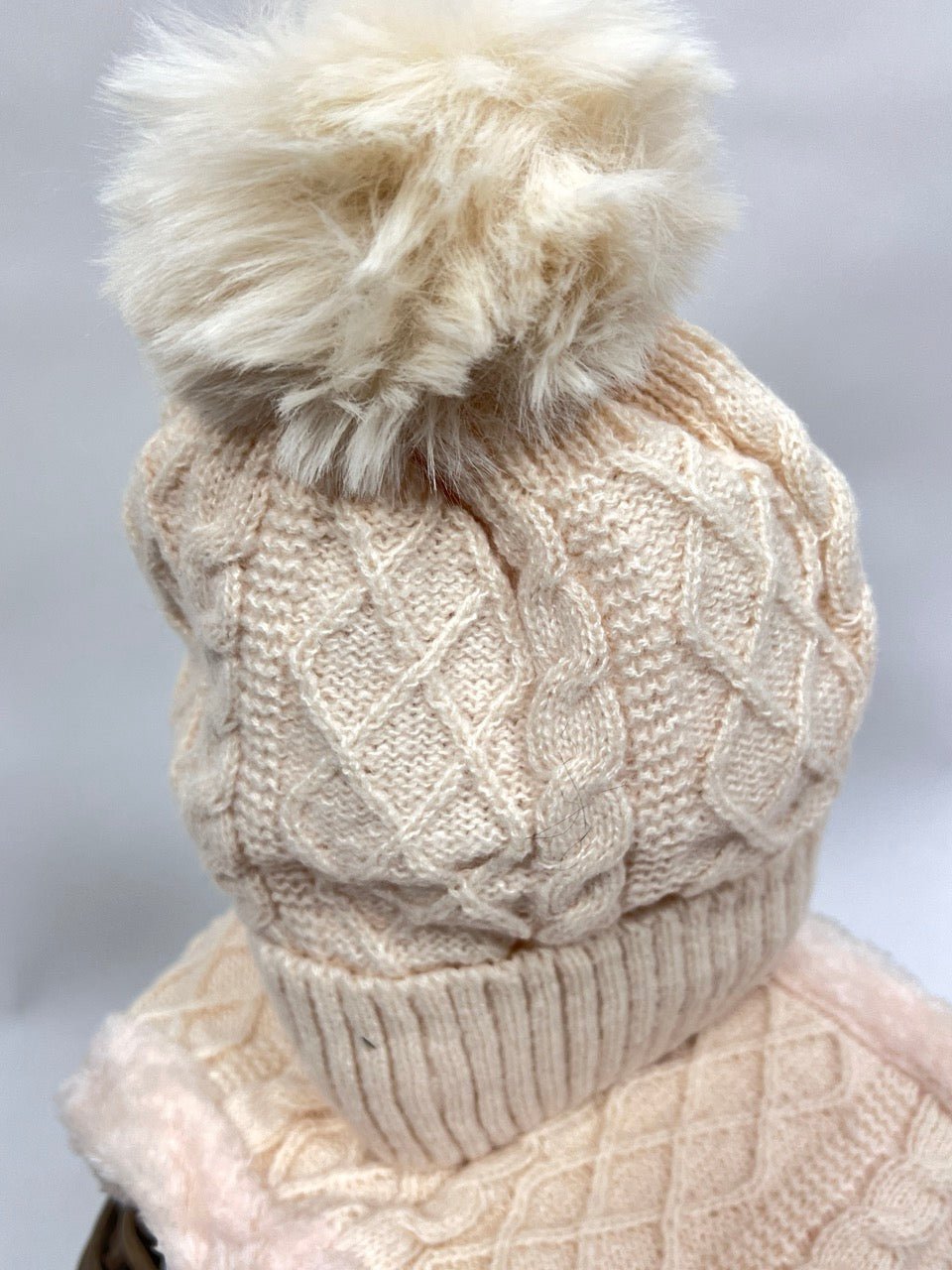 Mütze & Halswärmer Set Cream - FROLLEIN KÄTHE Shop