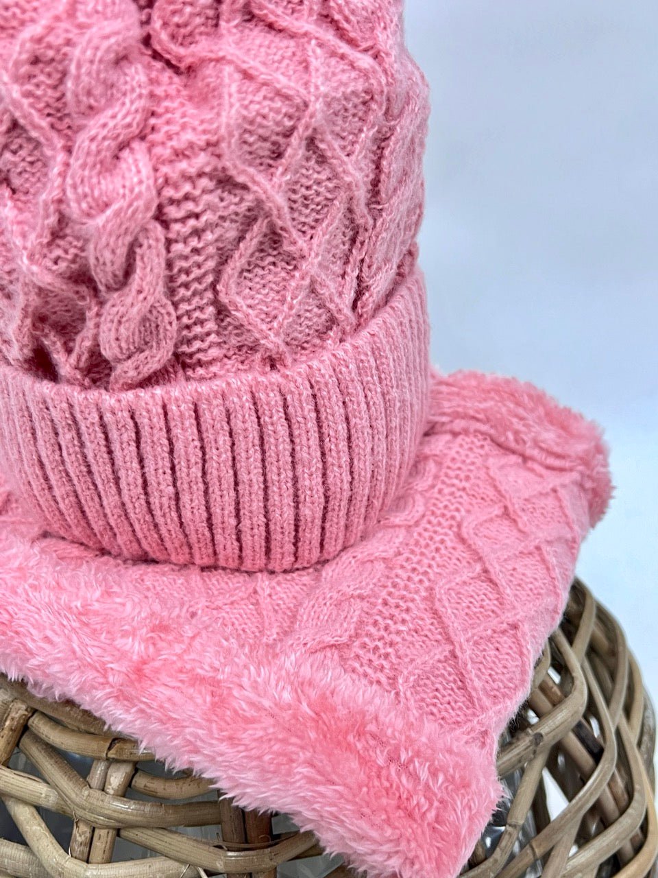 Mütze & Halswärmer Set Rosa - FROLLEIN KÄTHE Shop