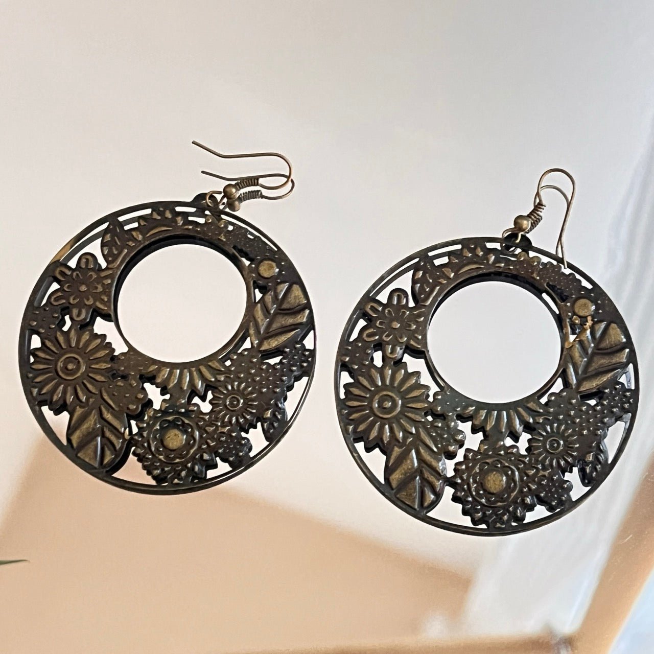 Ohrhänger Blätter Bronze - FROLLEIN KÄTHE Shop