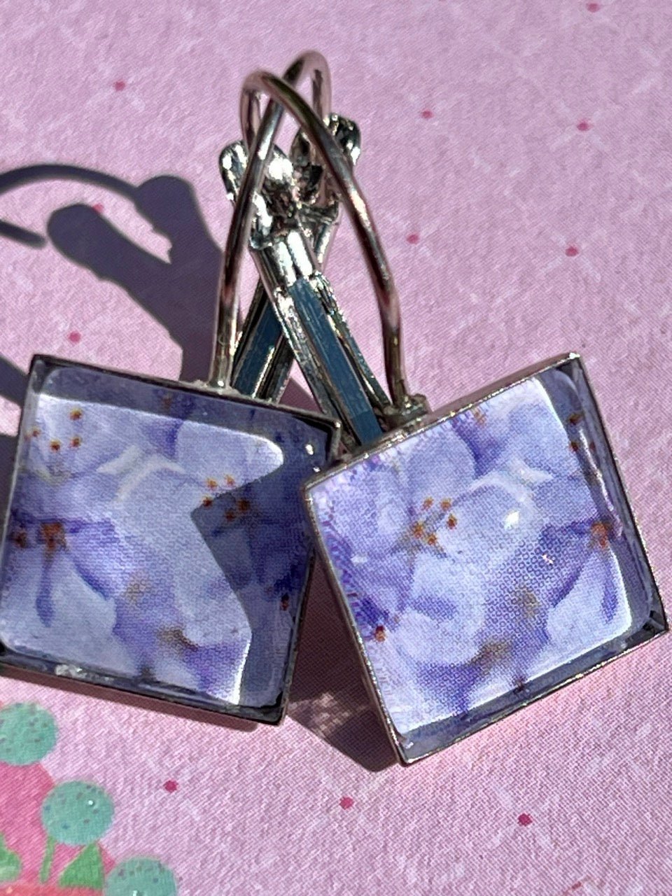 Ohrhänger Kiki Blüte Eckig - FROLLEIN KÄTHE Shop