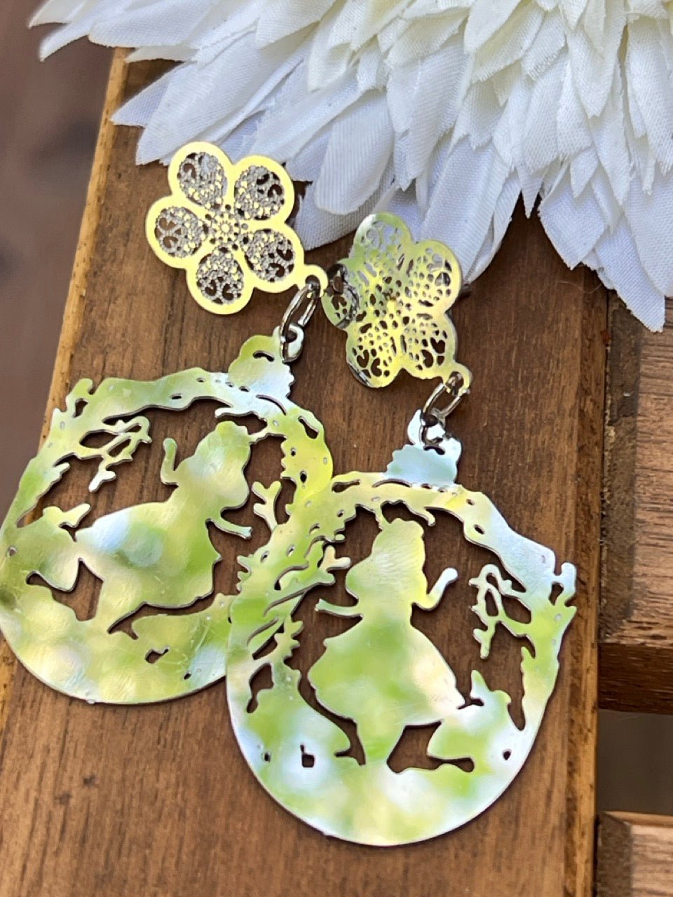 Ohrhänger Kiki Ohrschmuck Alice Neu! Handmade - FROLLEIN KÄTHE Shop