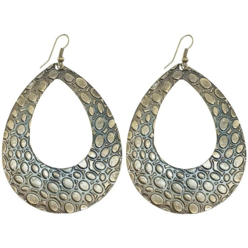Ohrhänger Reliefmotiv Bronze - FROLLEIN KÄTHE Shop