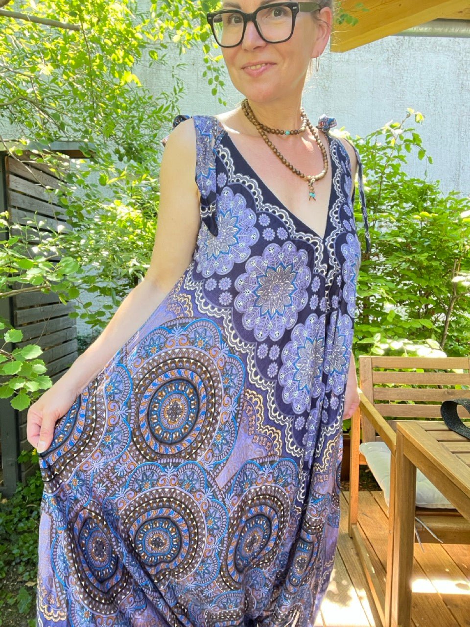 Overall Mandala Blau - FROLLEIN KÄTHE Shop