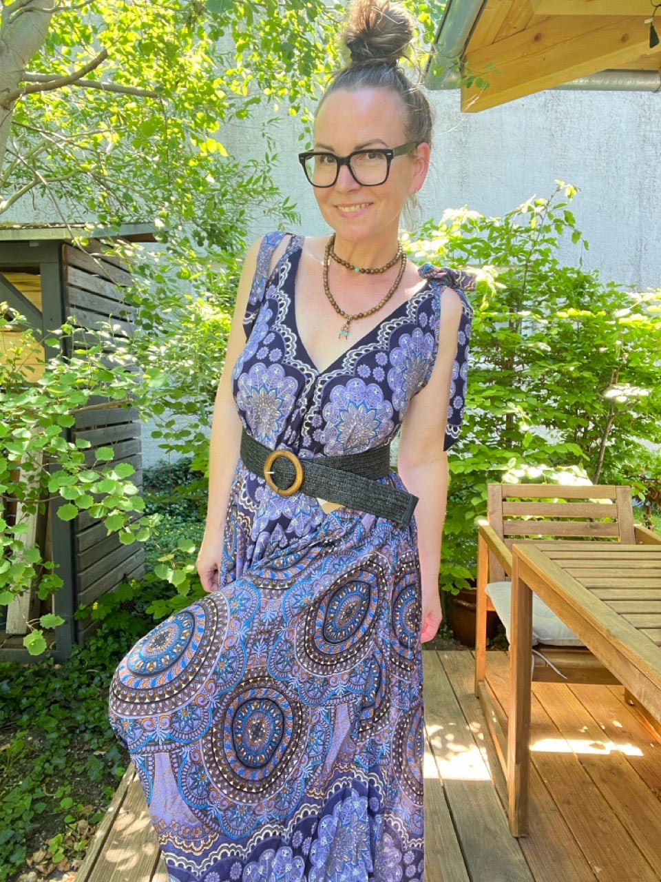 Overall Mandala Blau - FROLLEIN KÄTHE Shop