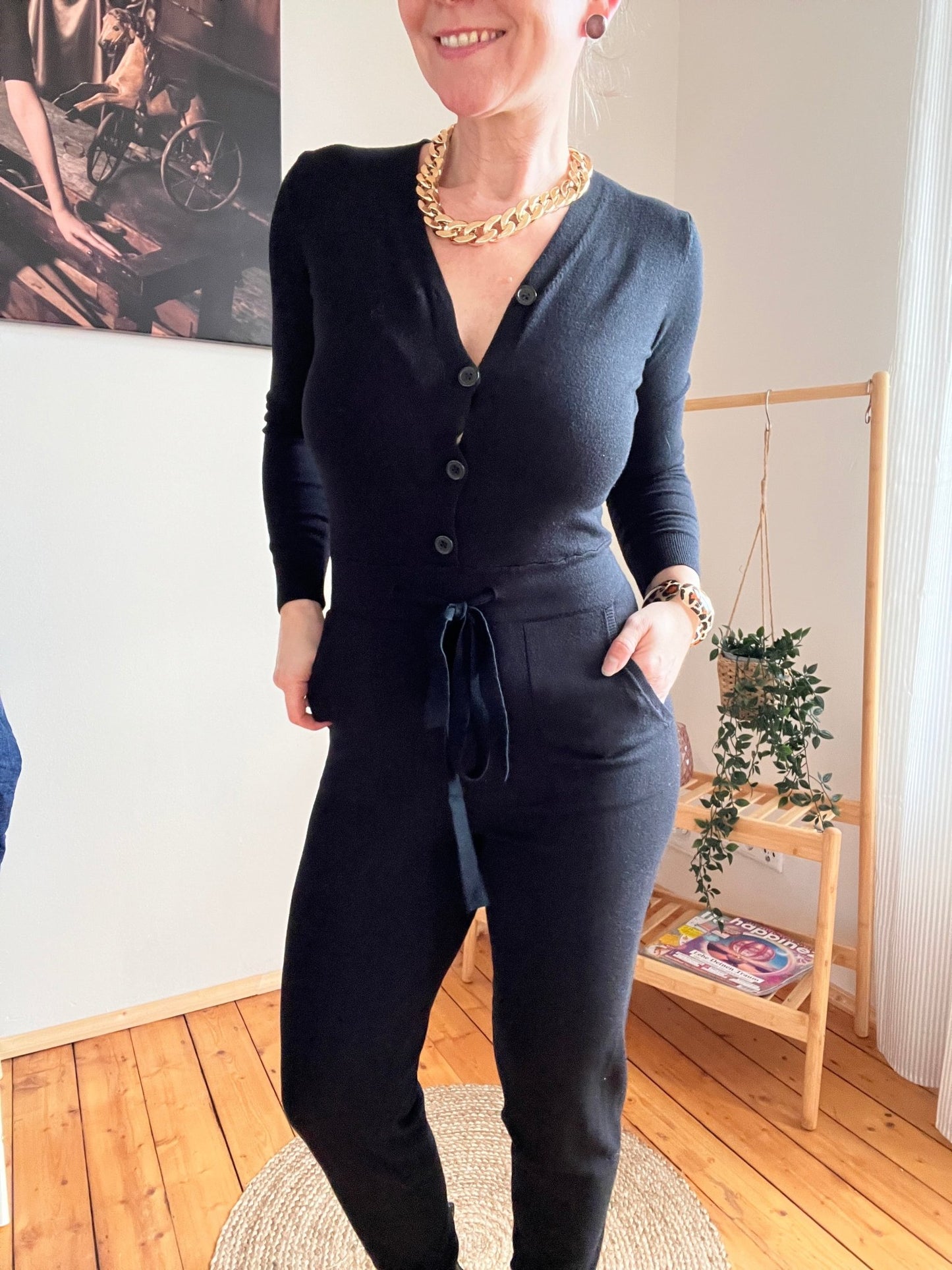 Overall Mary Schwarz - FROLLEIN KÄTHE Shop