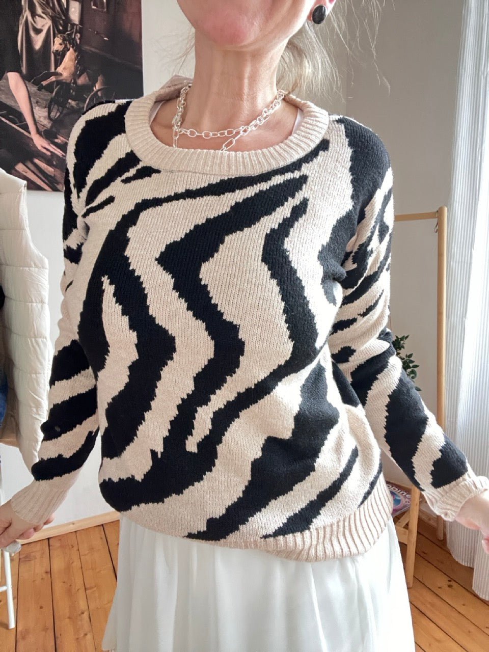 Pulli Animal Cream - FROLLEIN KÄTHE Shop
