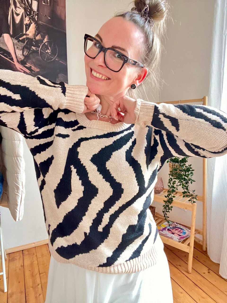 Pulli Animal Cream - FROLLEIN KÄTHE Shop