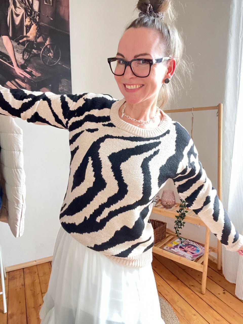 Pulli Animal Cream - FROLLEIN KÄTHE Shop