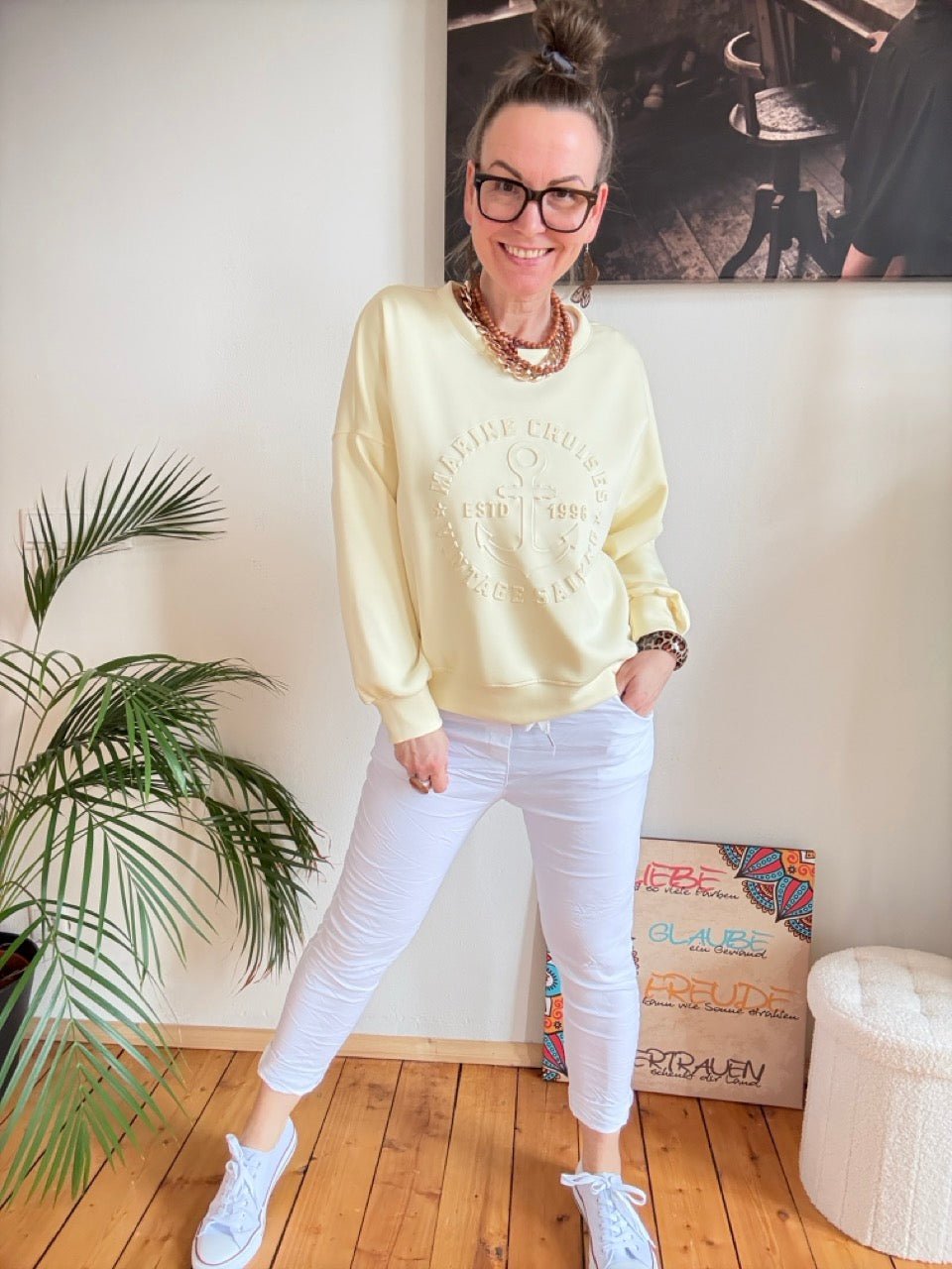Pulli Anker Los Vanille - FROLLEIN KÄTHE Shop