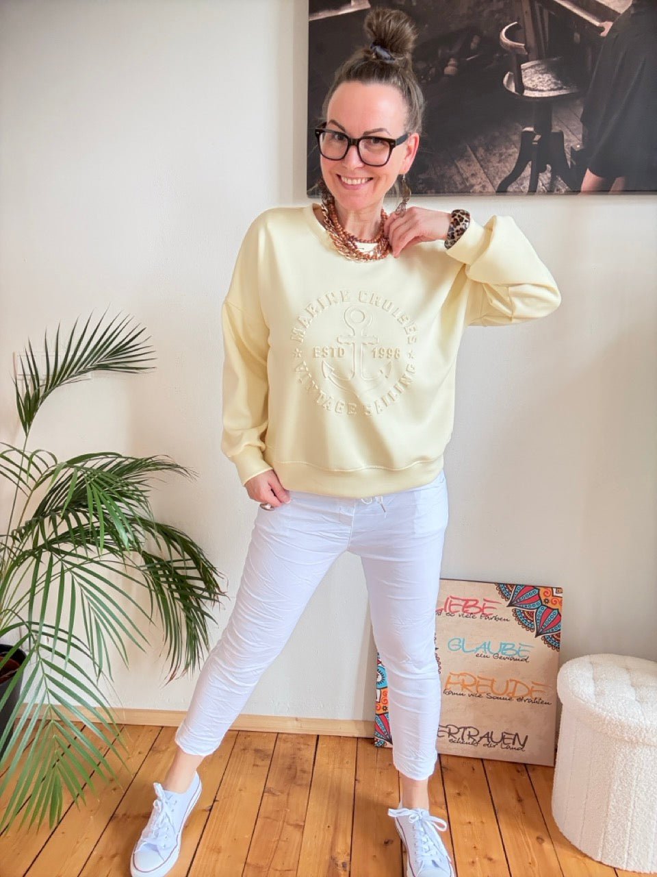 Pulli Anker Los Vanille - FROLLEIN KÄTHE Shop