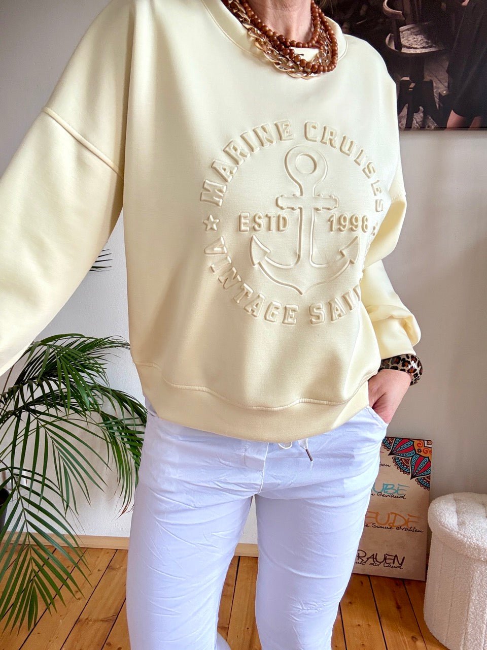 Pulli Anker Los Vanille - FROLLEIN KÄTHE Shop