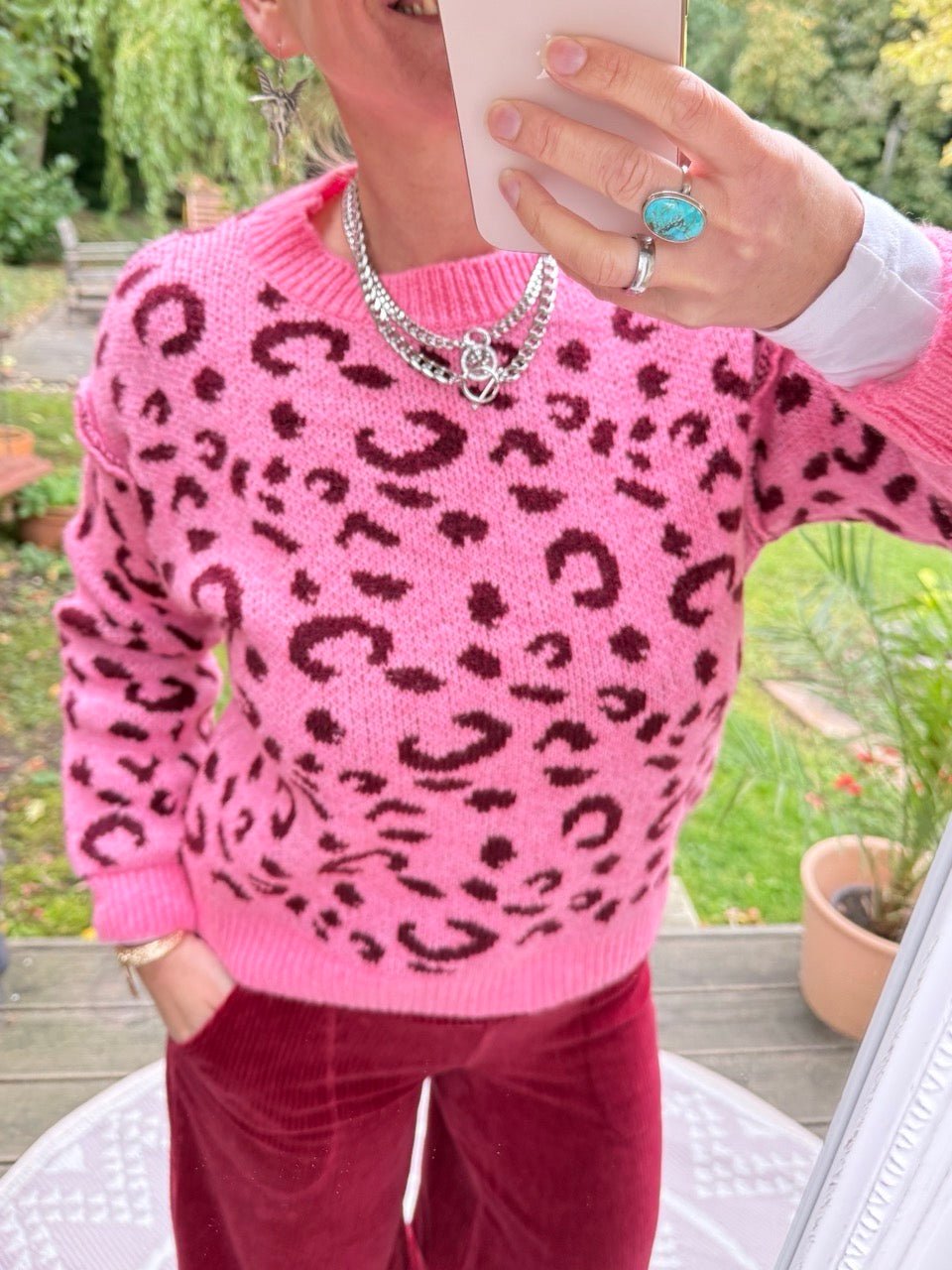 Pulli Cozy Leo Fuchsia - FROLLEIN KÄTHE Shop