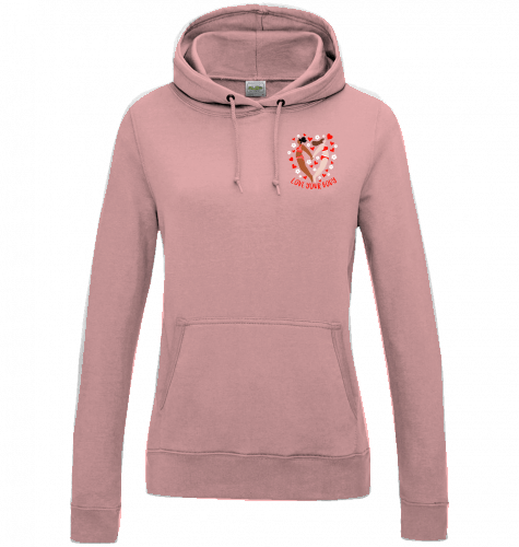 Pulli Edelmädel Love your Body Hoodie viele Farben - FROLLEIN KÄTHE Shop
