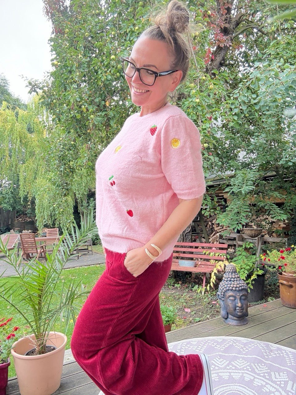 Pulli Fruit Rose - FROLLEIN KÄTHE Shop