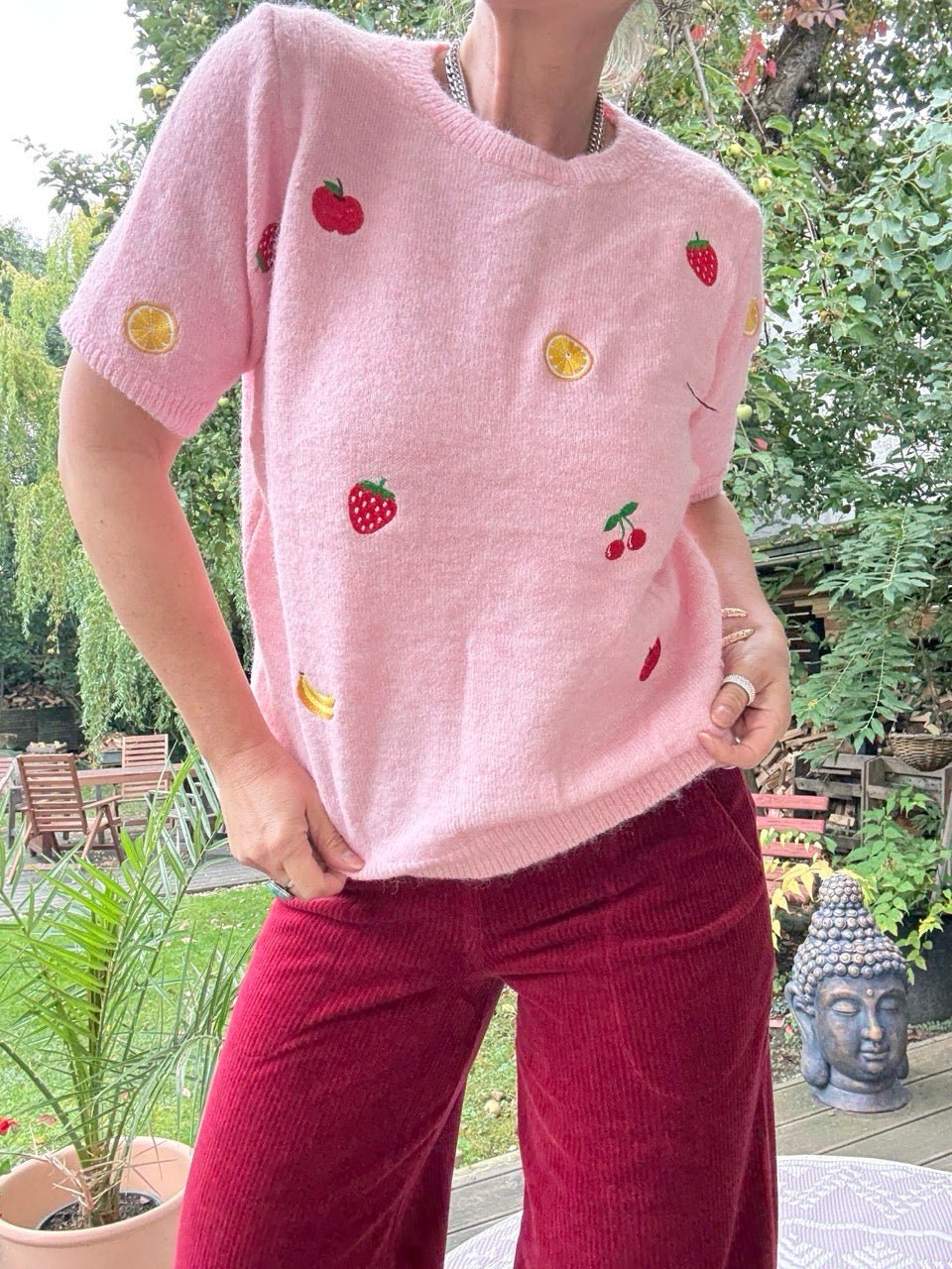 Pulli Fruit Rose - FROLLEIN KÄTHE Shop