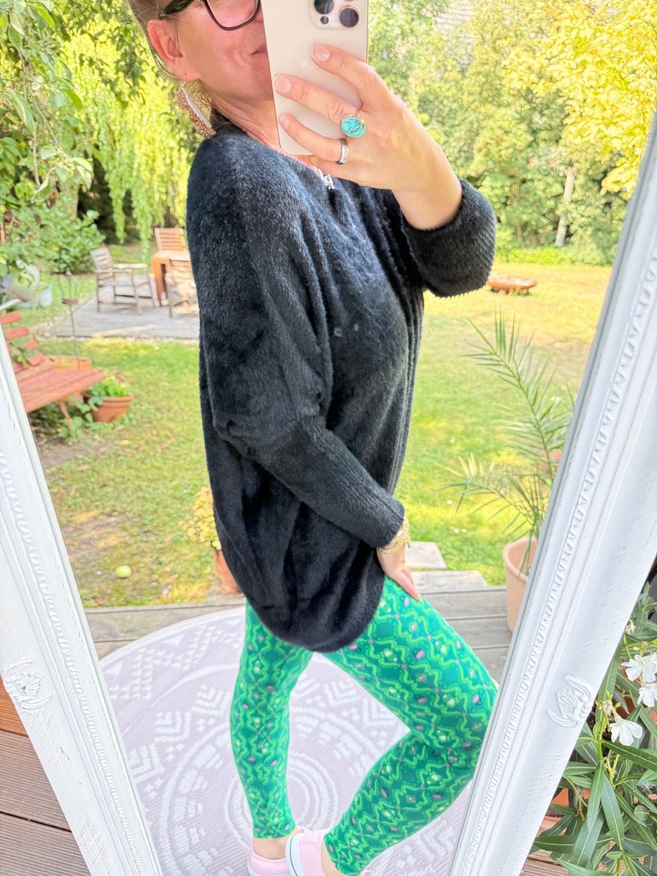 Pulli Herzmoment Schwarz - FROLLEIN KÄTHE Shop