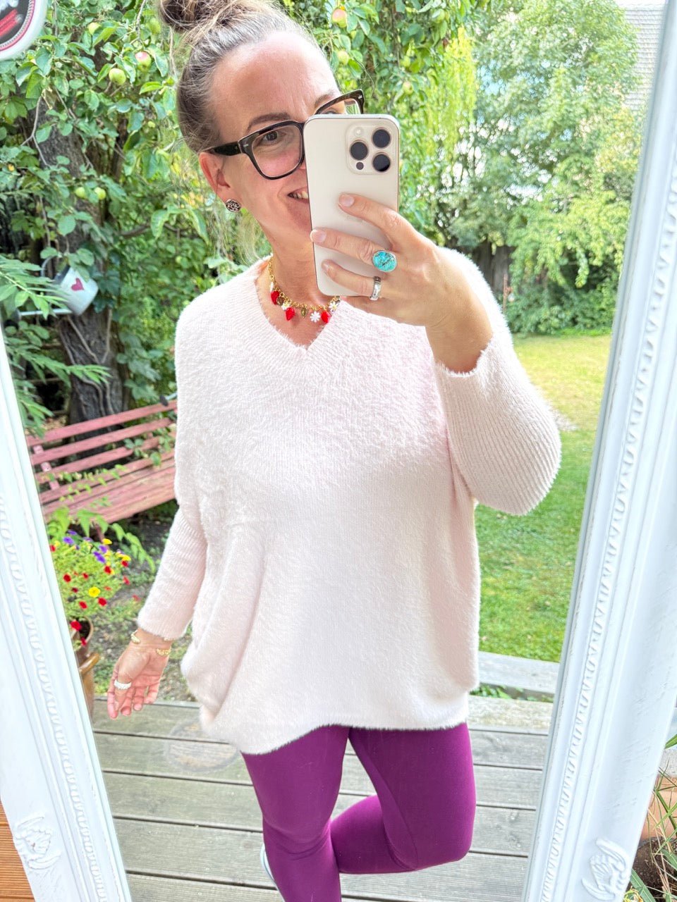 Pulli Herzmoment Zart Rose - FROLLEIN KÄTHE Shop