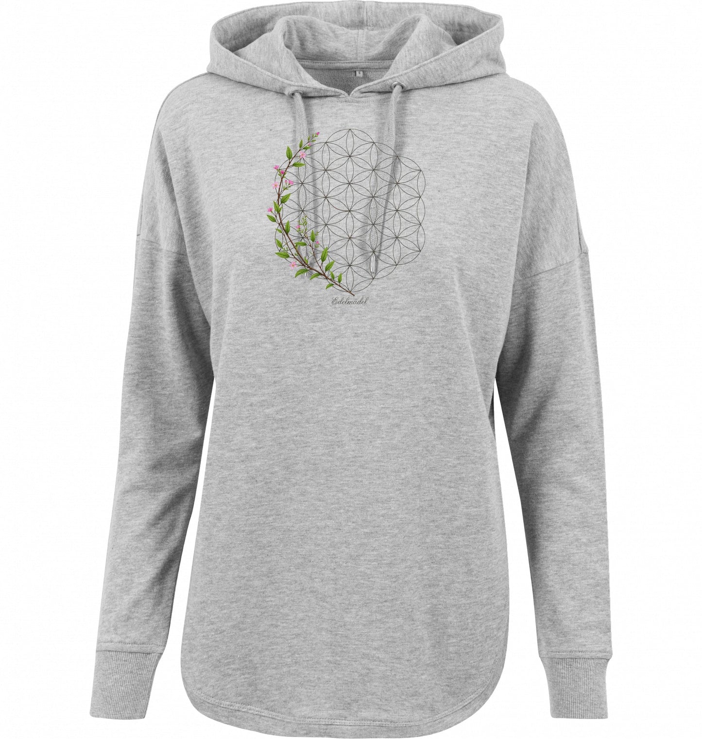 Pulli Kapuzensweat Edelmädel Blume des Lebens - FROLLEIN KÄTHE Shop