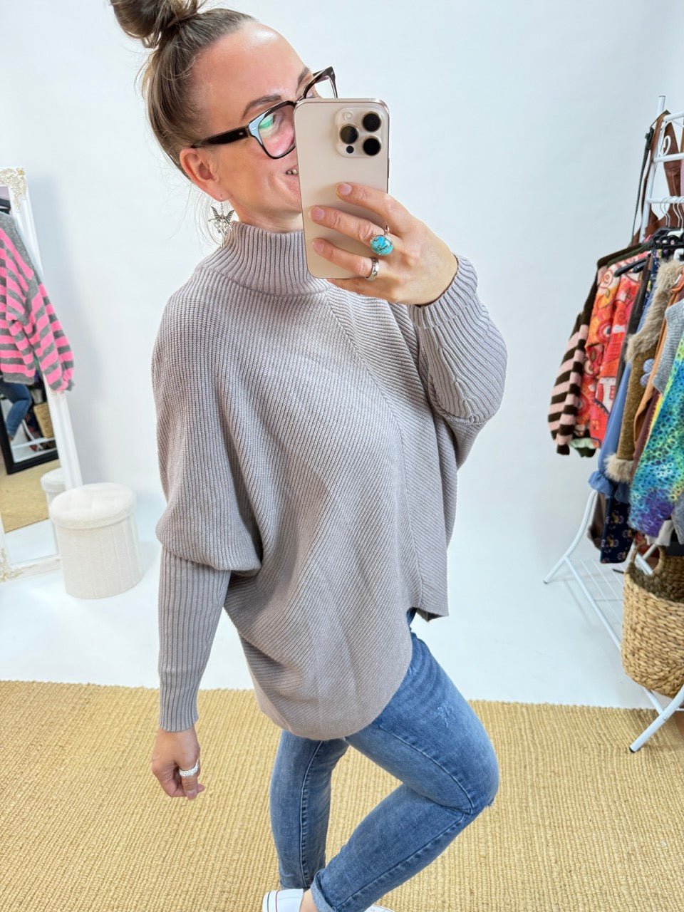 Pulli Lieblingsstück Milchkaffee - FROLLEIN KÄTHE Shop