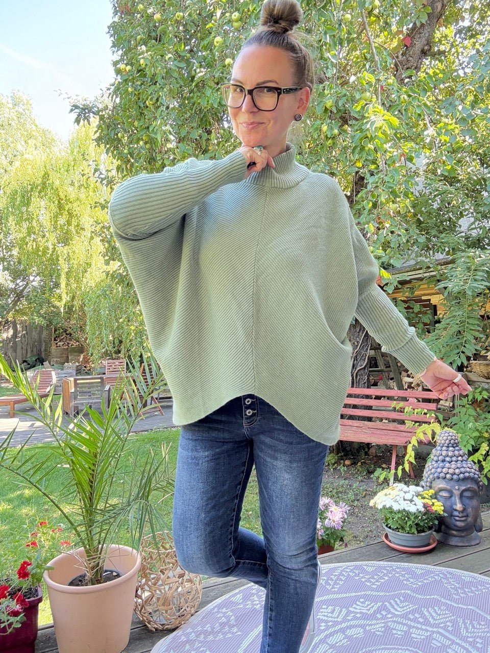 Pulli Lieblingsstück Salbei - FROLLEIN KÄTHE Shop